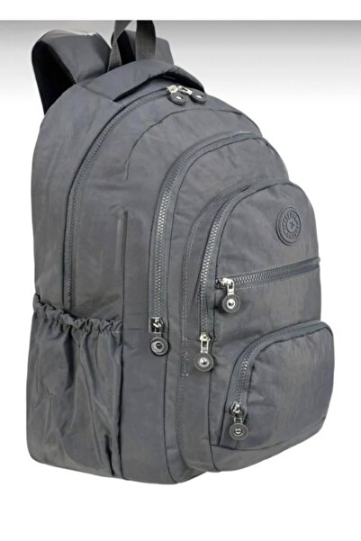 eflanmoda حقيبة ظهر مصنوعة من قماش مجعد مقاوم للماء مناسبة للجنسين للمدرسة وا...