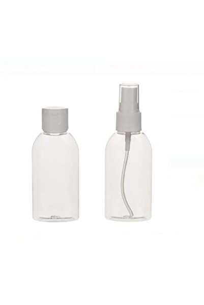 OEM Transparent Travel Bottle Set 60ml - 2pcs