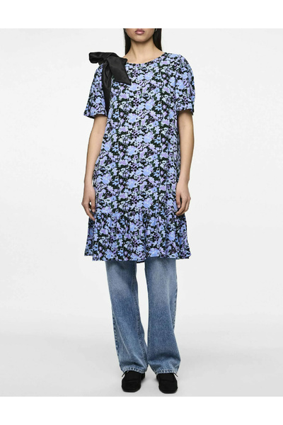 PIECES Short dress, Floral print