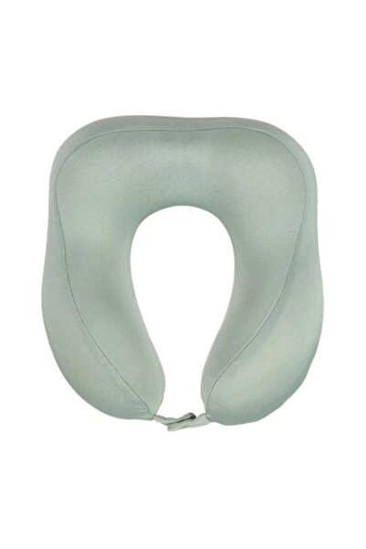 OEM Anatomical travel pillow with memory foam, gray/taupe, 23x27x13 cm