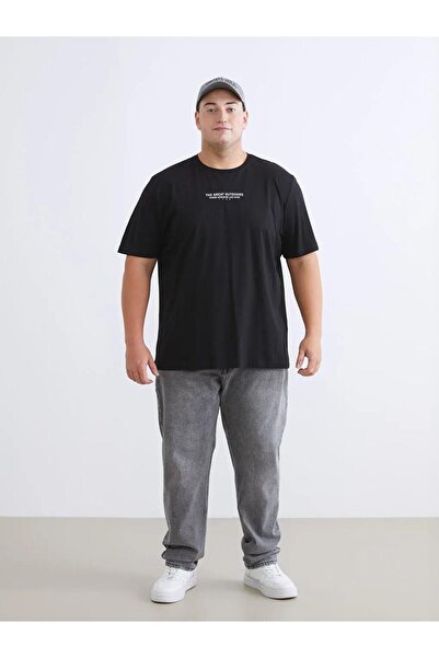 LC Waikiki Ανδρικό τζιν παντελόνι μεγάλου μεγέθους 710 Loose Fit (W5)