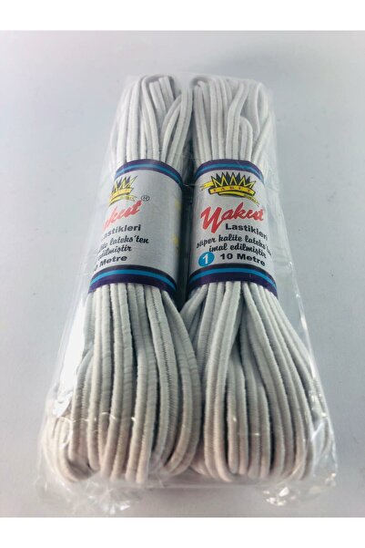 Fiyonks Atölye Bebe Lastiği, 1 Top 10 Metre, Lastik, Bel Lastiği, Paça Lastiği