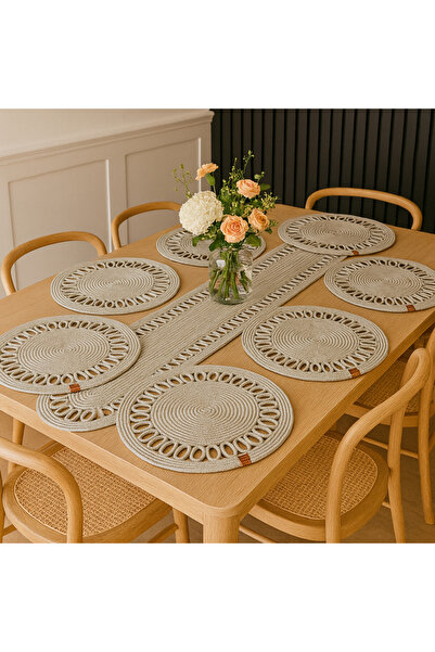 Ahs Tasarım Hasır Trikotlu Supla Ve Runner Takımı