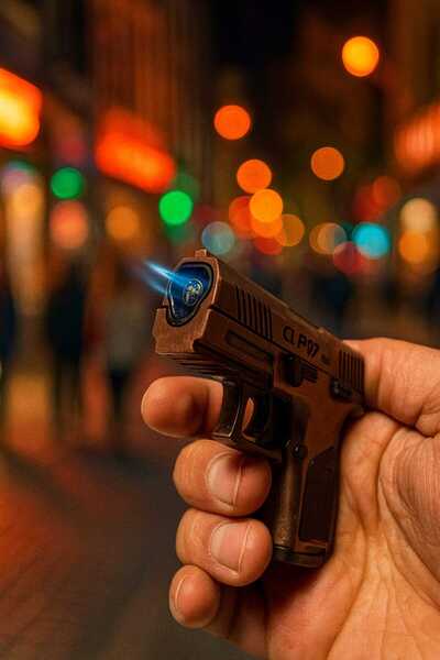 melmus TABANCA MODEL 3 Pürmüzlü Metal Gövdeli Pro Turbo Alev Çakmak – Özel Ta...