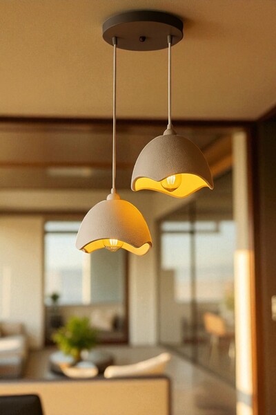 Depozee Modern Çiftli Sarkıt Avize Salon & Mutfak İçin Dekoratif Aydınlatma 3...