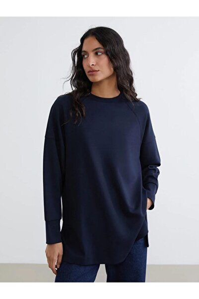 LC Waikiki Γυναικείο φούτερ με λαιμόκοψη oversized (W5)