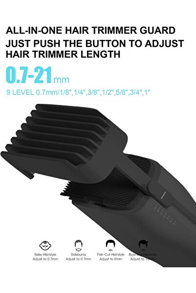 Enchen Professional Cordless Hair Clippers & Beard Trimmer (Black)