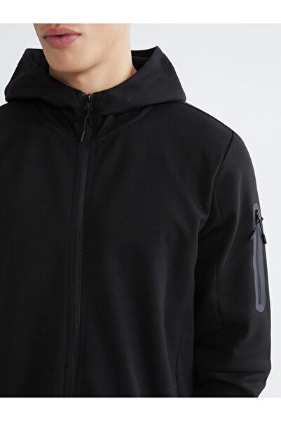 LC Waikiki Hooded Men's Zippered Sweatshirt (W5)