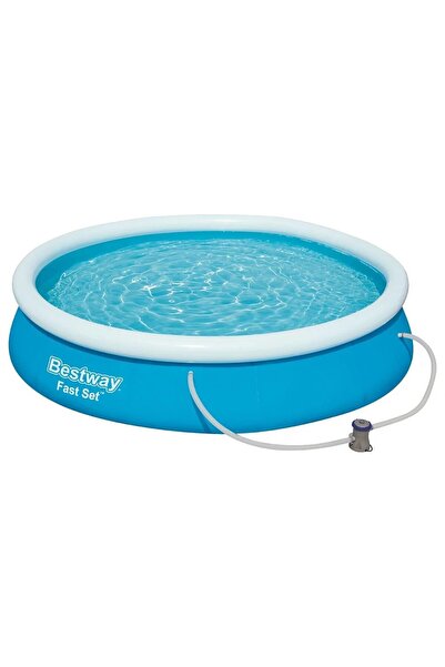 BESTWAY Çember Şişme Havuz 2.44 M X 61 Cm (Pompalı ve Kartuş Filtreli)