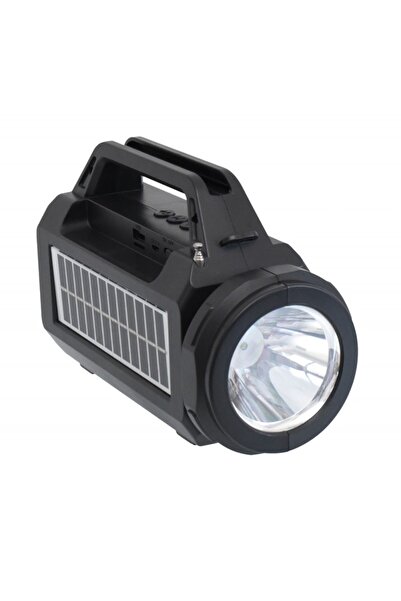 KlaussTech Φορητό ηχείο με ραδιόφωνο, ηλιακό πάνελ και φακό