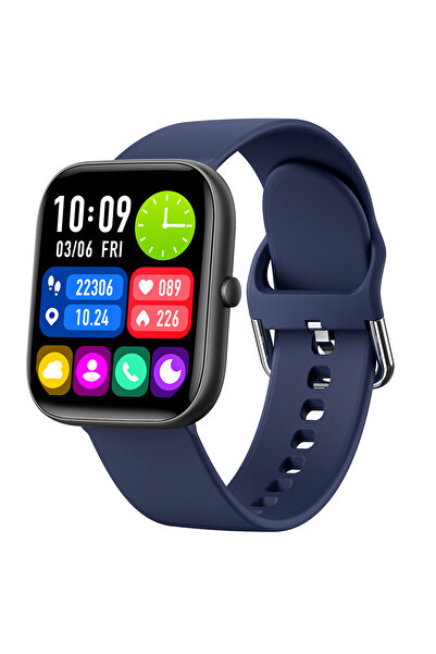 isen C08, Albastru închis, TFT 1,91", Ritm cardiac, Tensiune arterială, SpO2,...