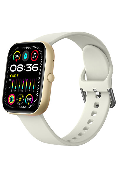 isen C08, Auriu, Alb, TFT 1,91", Ritm cardiac, Tensiune arterială, SpO2, Modu...