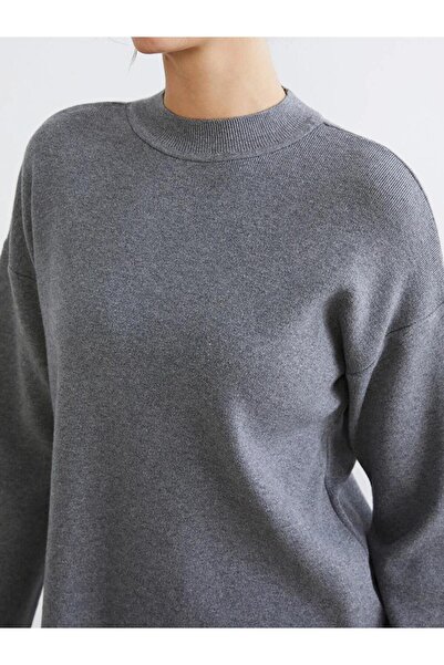 LC Waikiki Pulover tricotat pentru femei cu jumătate de gât înalt (W5)