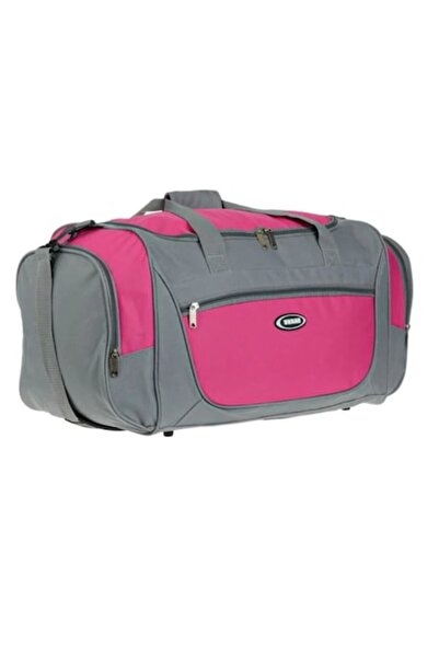 OEM Travel bag, gray/pink, 55L, 60x29x32cm