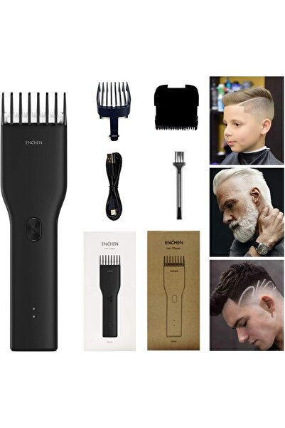 Enchen Professional Cordless Hair & Beard Trimmer (Black)