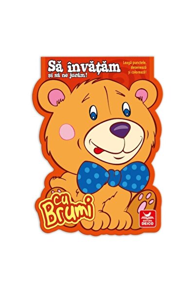 Deico Caiet de activități BRUMI (Deico) – Hai să învățăm și să ne jucăm! Unește punctele, desenează și colorează, vârste 3-6 ani