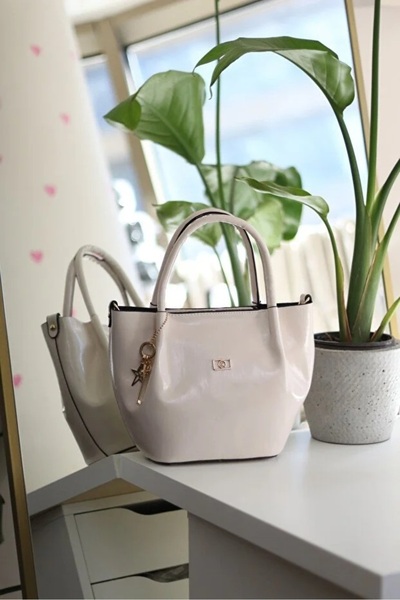 MERVEOZGULCANTA GEANTĂ CREMĂ PENTRU FEMEI MIMOZA