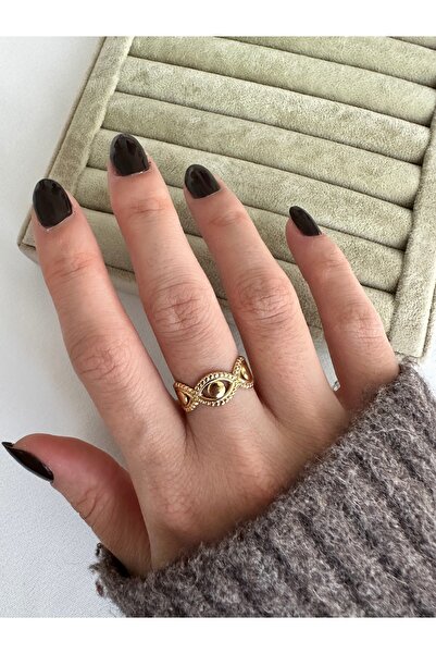 ringbox Gold Tamtur Eye Steel Ring