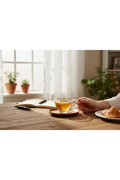 YANPA TİCARET 6 Pieces of Vina Mug Tea Coffee Mug Cup Stylishly Designed Hot Beverage Pleasure