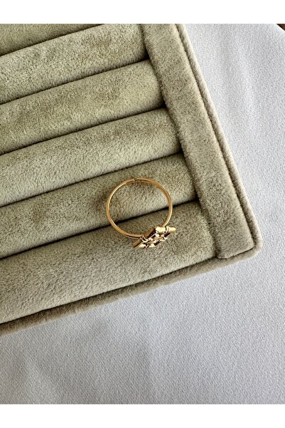ringbox Gold Quadrilateral Vintage Steel Ring