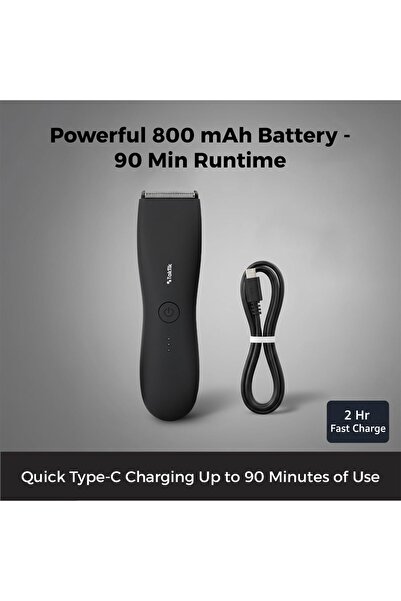 TAKTİK Body Hair Trimmers for Men – Waterproof Rechargeable Grooming Trimmer with SkinSafe Ceramic