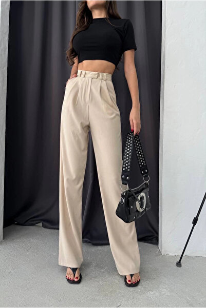 ZENGEZUR MALL Nrzsnt Hooked Pants Cream (231857) (Size: m)