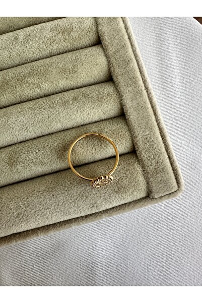 ringbox Gold Oval Shaped Steel Ring