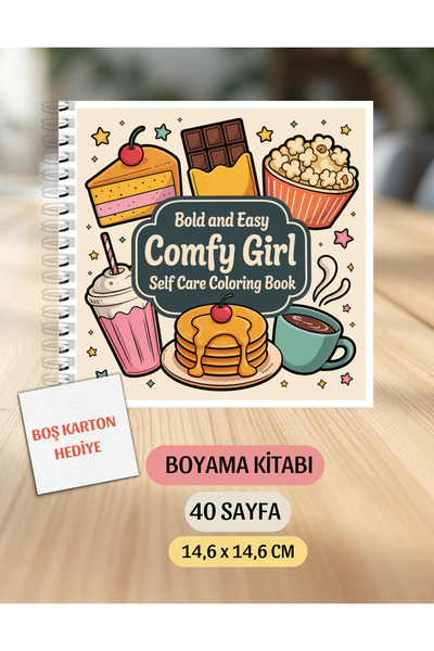 VORACRAFT Boyama Kitabı, Köşeli Tatlı Ev, Coloring Book Boyama KŞ00020