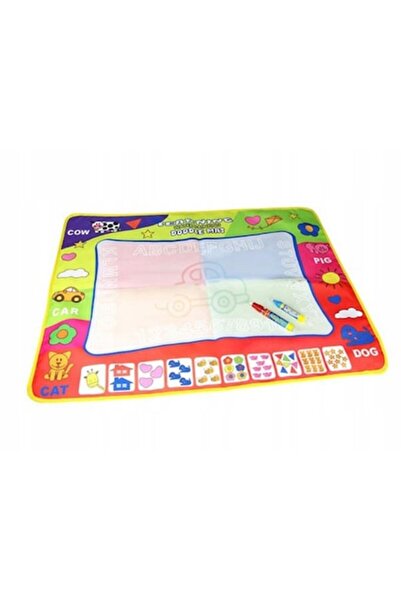 OEM Covoraș magic pentru desen cu apă, educativ, 80x60 cm, litere, numere și ...