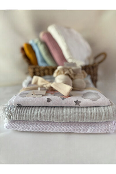 Petite Étoile Organik 3lü Müslin Set ve Pike
