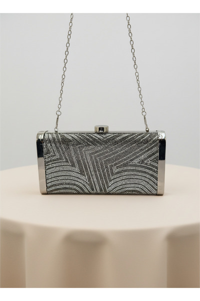 Wedding Fashion Full Crystal Stone and Metal Frame and Evening Dress Bag Wedding Engagement Graduation