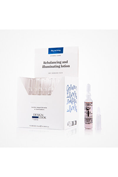 Design Look Rebalancing lotion for dry and damaged hair vials 12 x 10 ml