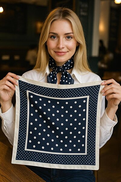 BALIENTE FLR55 Eșarfă de damă cu model 70x70 cm