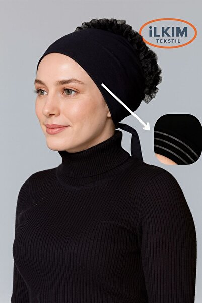 cs ilkim Non-Slip Silicone Ruffled Bonnet