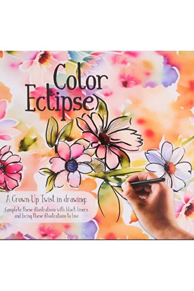 OEM Novelty anti-stress reverse coloring book in drawing for adults 24.5cm x 24.5cm 31 pages