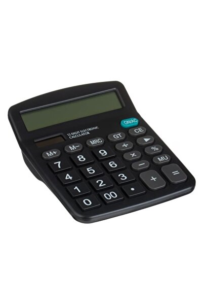Urban Black 12-digit desktop calculator 12x14.5x4cm