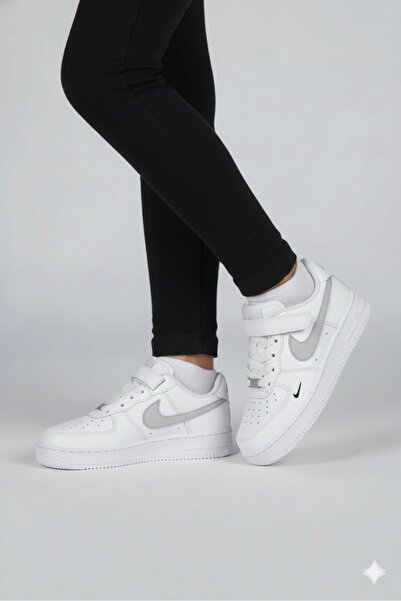 Nike Force 1 Easyon Унисекс детски ежедневни еластични спортни обувки (SPORTİKS)