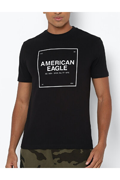 AMERICAN EAGLE Tricou, Negru