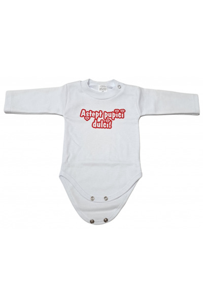 Bubu Kids Creations Body cu mânecă lungă pentru bebeluși - Fabricat în România