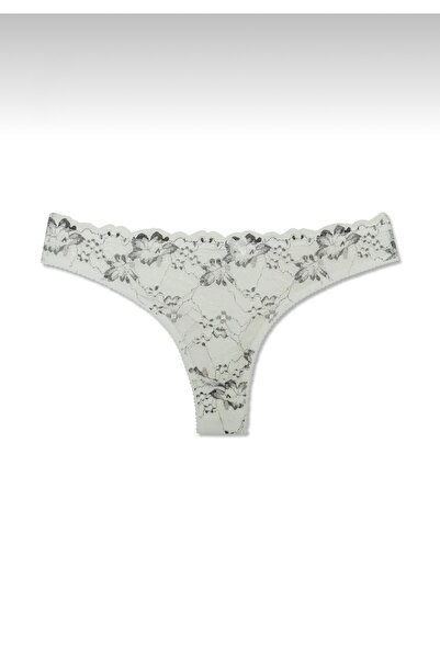 YOYYO Set de 3 lenjerie de corp pentru femei, din bumbac, tanga, chiloți din dantelă