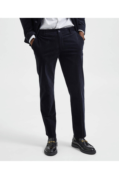 SELECTED Pants, Dark navy blue