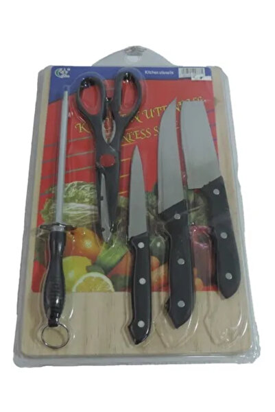 Other Board with Knife Set, Measurements 20x30 Thickness 10 mm