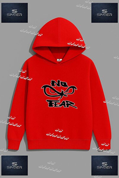 SS SİNSER Φούτερ Unisex με στάμπα  "NA FEAR GOZ "