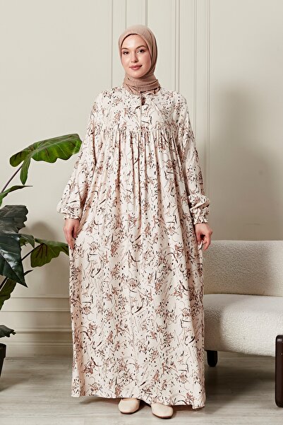 fistan Winter Thick Fabric Plaid Plain Fabric Tesseture Clothing from Plain Robadan Mother's Dress Prayer Dress