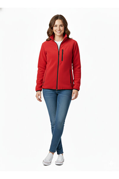 PROWESS Kadın Tam Fermuarlı 280 gr 3 Cepli Polar Outdoor Ceket