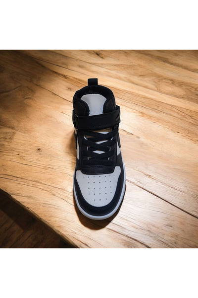 NiLi Children's Velcro Comfortable Sneaker Sports Shoes Ankle Length