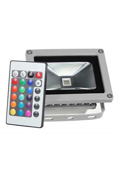 Led Proiector RGB 10W alimentare 220 - 230 V cu Telecomanda