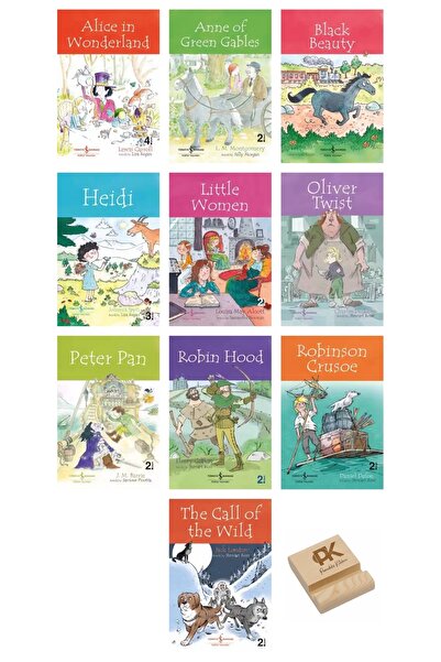 TÜRKİYE İŞ BANKASI KÜLTÜR YAYINLARI İş Çocuk İngilizce Alice Anne Black Heidi...