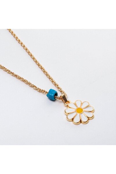 ZERO LAND Nrzsnt Daisy (03029) Figured Necklace-Yellow