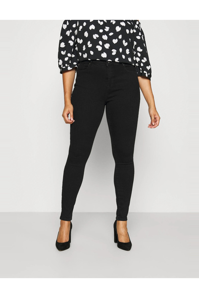 Only Carmakoma Jeans, Black